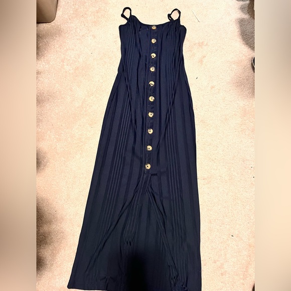 Front slit body con dress - Picture 1 of 2